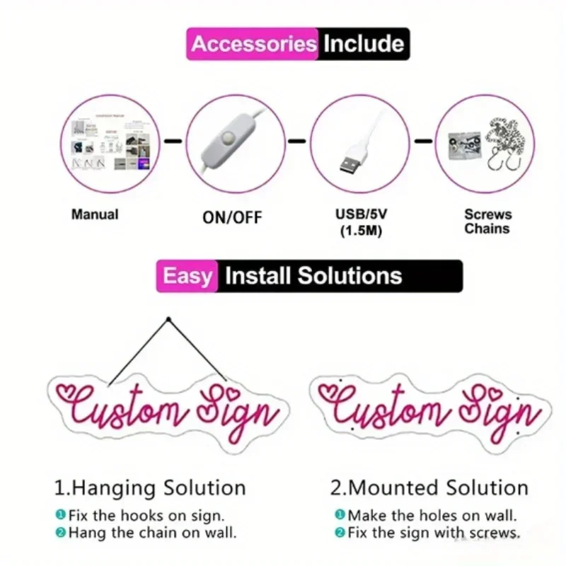 Nails Open Neon Signs for Wall Decor Open Neon Lights for Bedroom Led Signs Suitable for Nails Shops Hair Salon Art Unique Gift