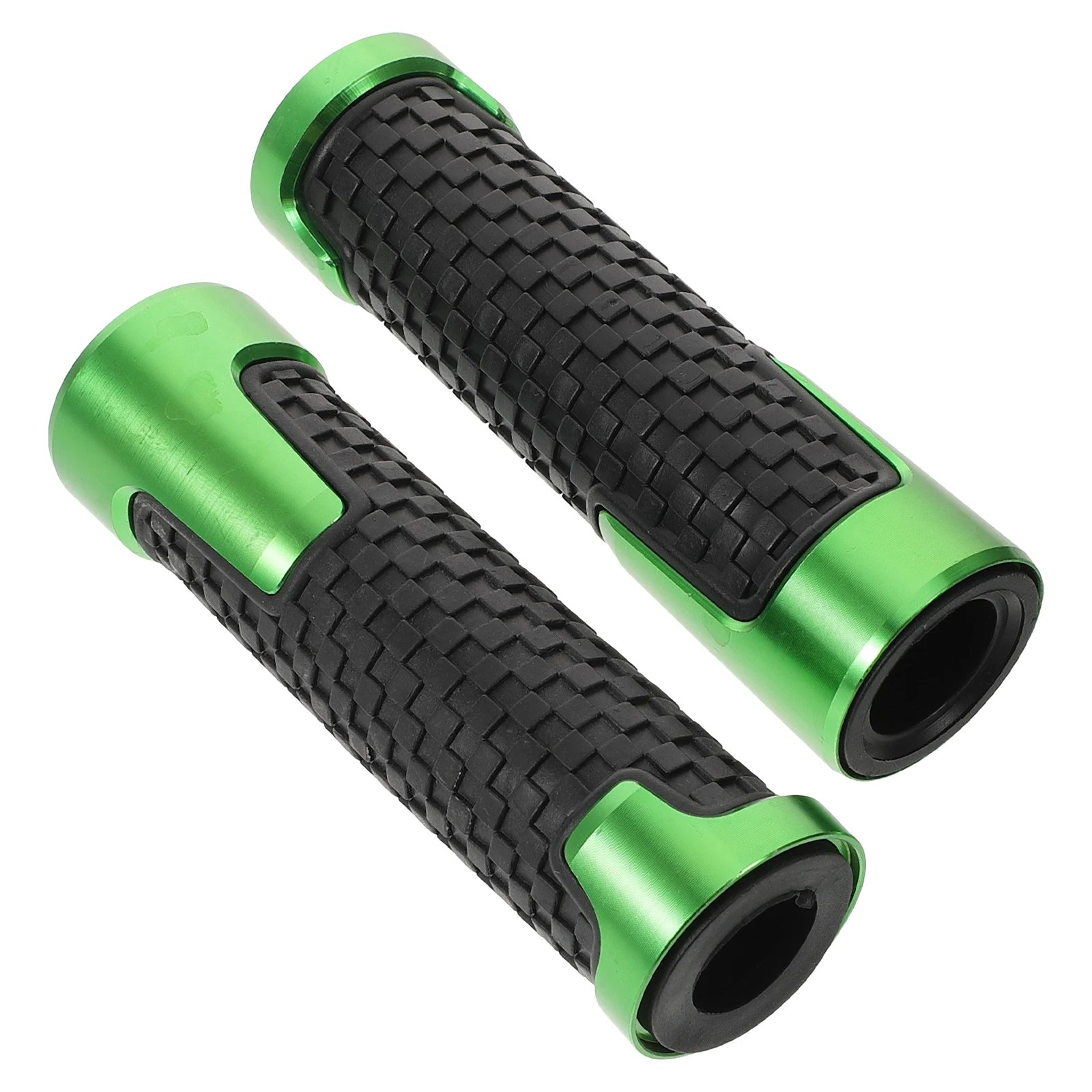 

1 Pair Motorcycle Handlebar Grips Aluminum Alloy Non-Slip Wear Resistant Heat Dissipation Comfortable Replacement Scooter