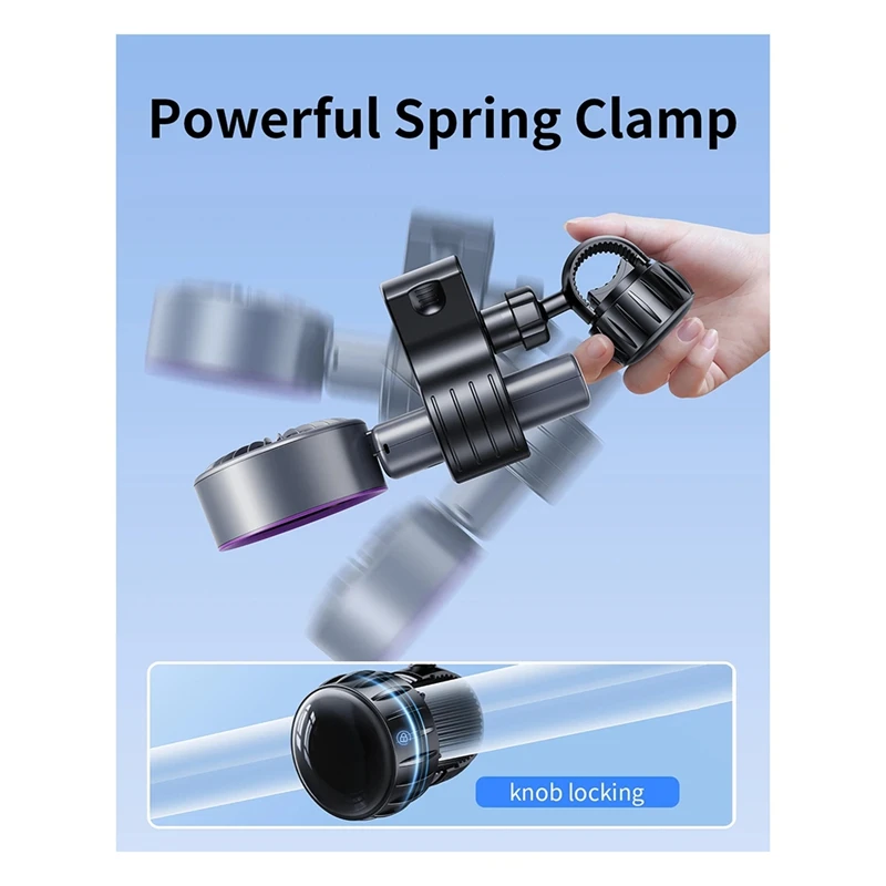 Super Sale Adjustable Baby Stroller Handheld Fan Holder Clip Universal Handheld Fan Turn to Clip-on Fan Baby Stroller Accessorie