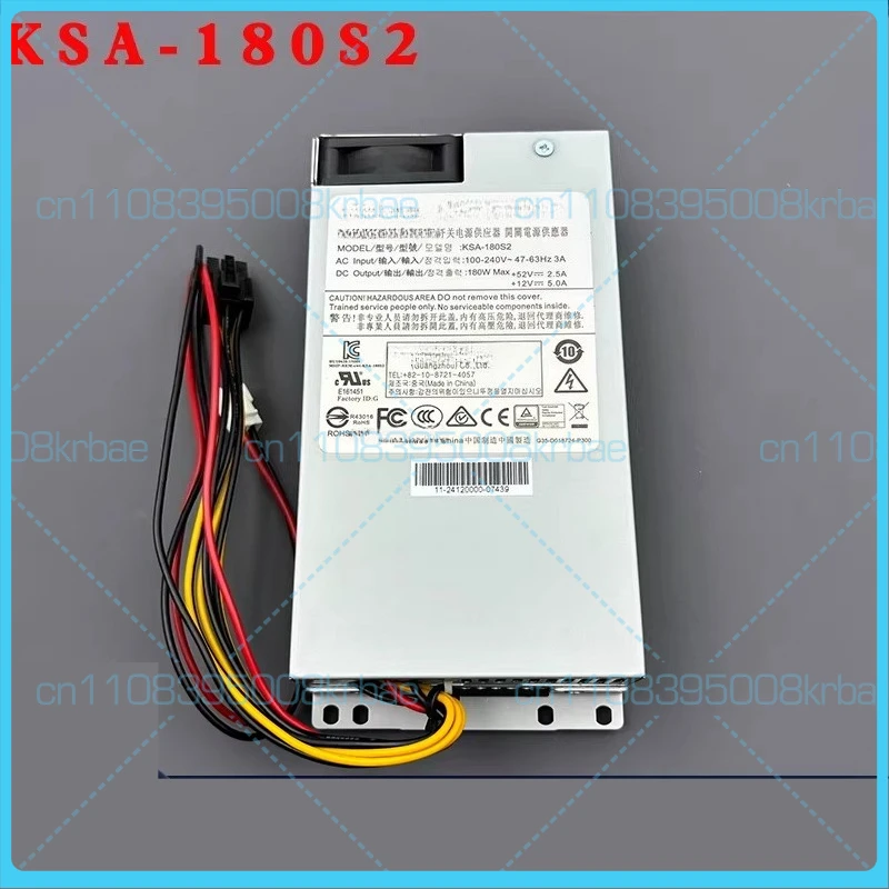 

Блок питания POE для систем видеонаблюдения Qiaowei KSA-180S2 DPS-200PB-185A, встроенный источник питания для видеорегистраторов