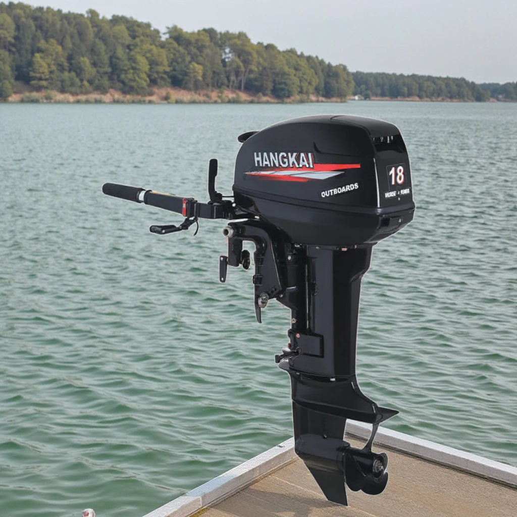 

Новый легкий алюминиевый двухтактный подвесной мотор 246 куб. см, 18 л.с. для лодок, рыболовных судов, динги, понтонов, яхт (модель 2025 года)