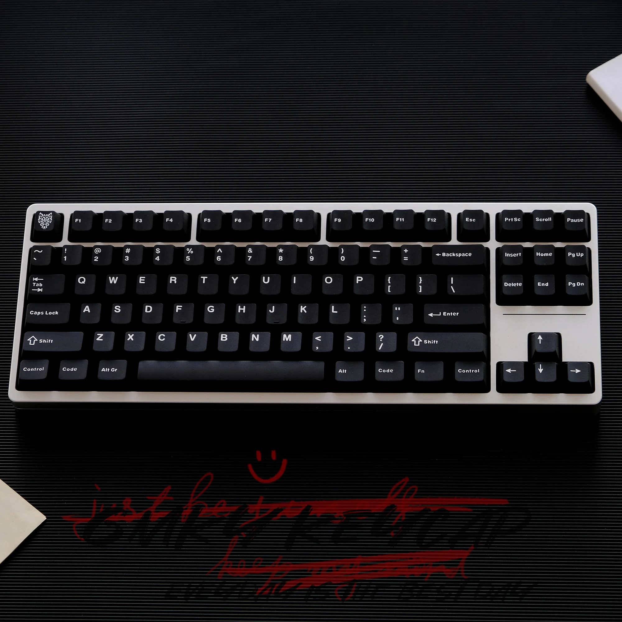 gmky wob box 7u keycaps perfil cereja tiro duplo teclado abs pbt keycaps teclado mecanico interruptor mx 01