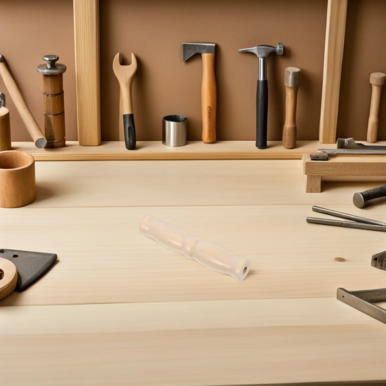 

24Pcs Ergonomic Wooden Bucket Handle Non-Slip Replacement Grip for Gallon Water Ice Buckets Home Garden Construction Use