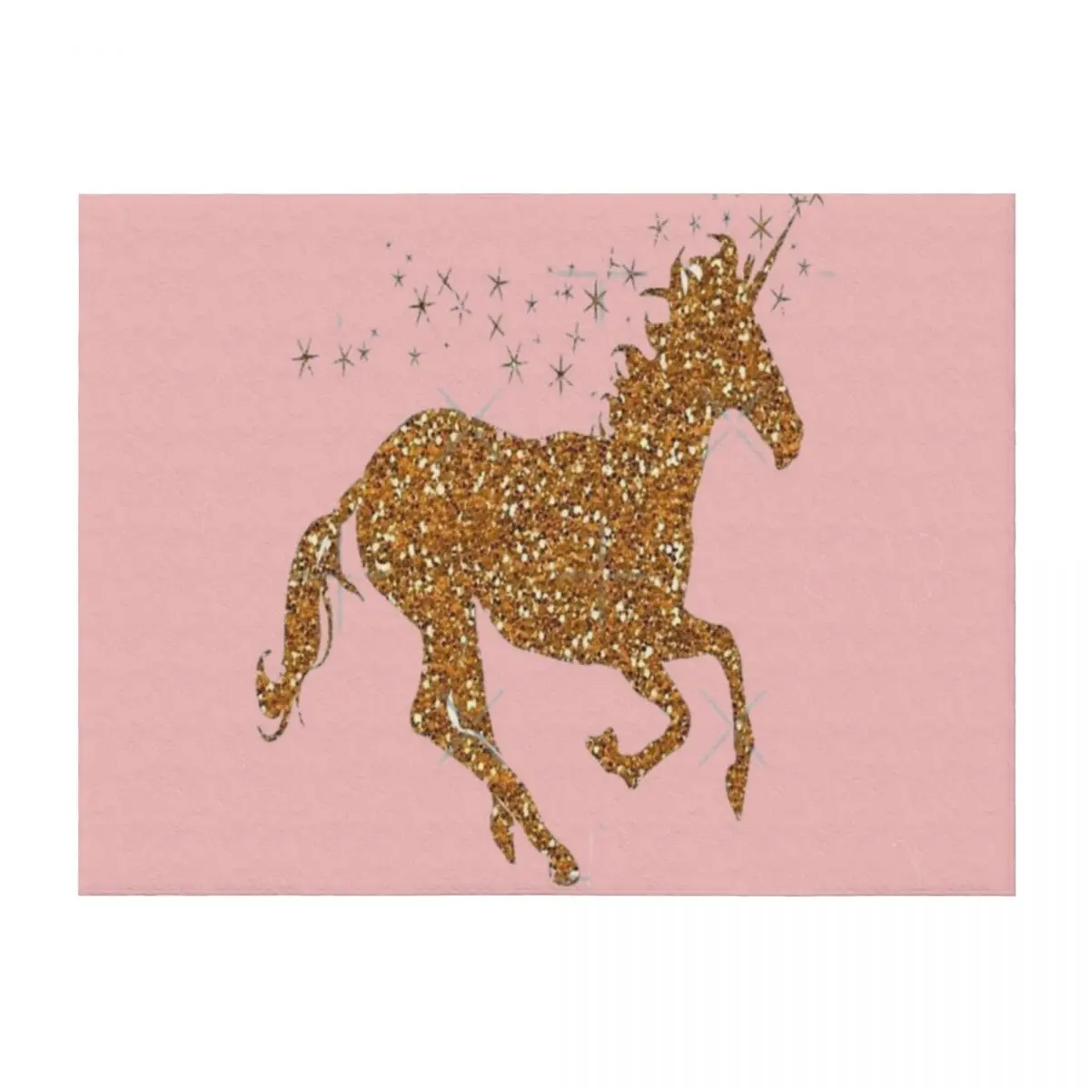 

gold glitter unicorn Throw Blanket Kid'S Shaggy Blankets Sofas Of Decoration wednesday Blankets