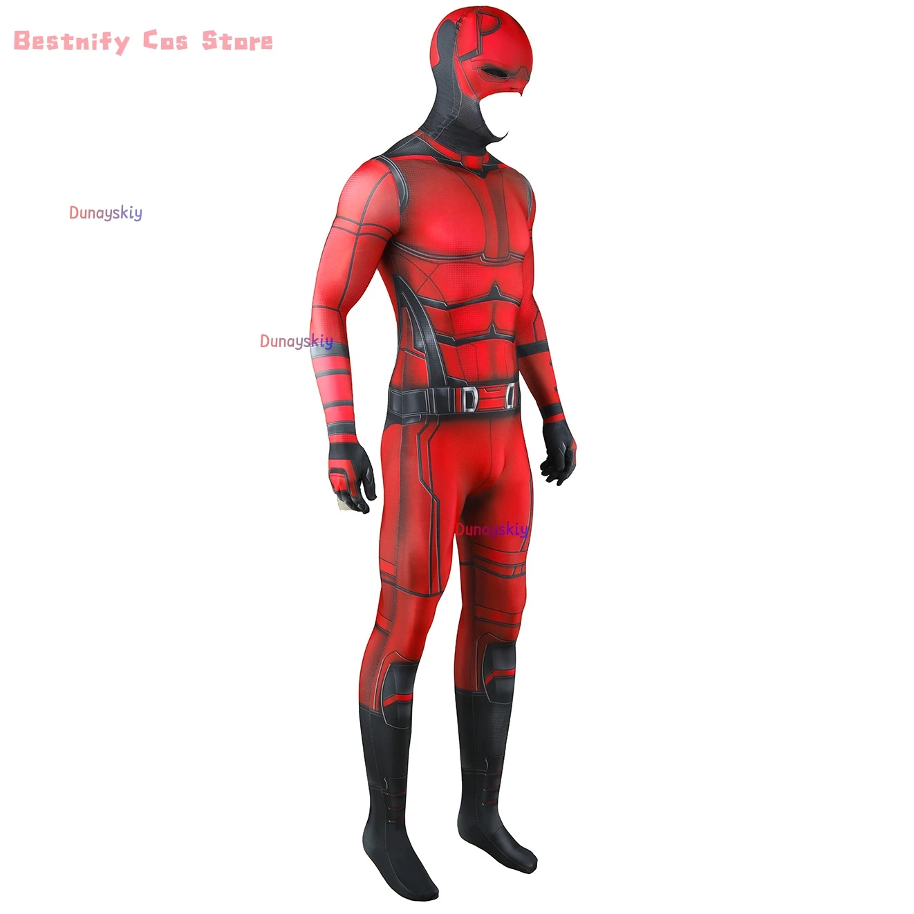 Dare Cos Devil 코스프레 Born Again Uniforms Jumpsuit Matt SuperHero Murdock Matthew Halloween Men Women Roleplay Costume TV Party