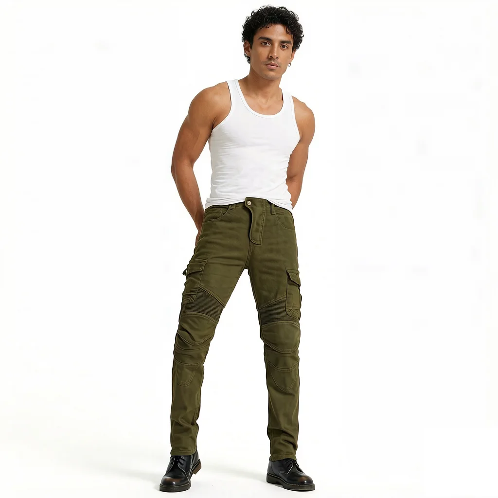 Motorcycle Denim Pants for Men Women Motorbike Riding Trousers Durable with Removable Pads