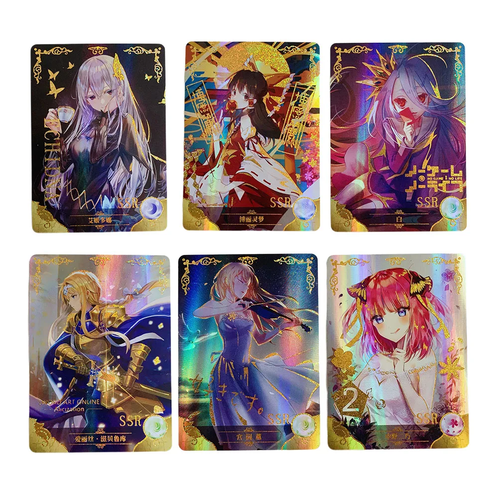 

Goddess Story Ssr Cards Nakano Nino Alice Synthesis Thirty Yamada Elf Ssr Anime Characters Bronzing Collection Card Toys Gift