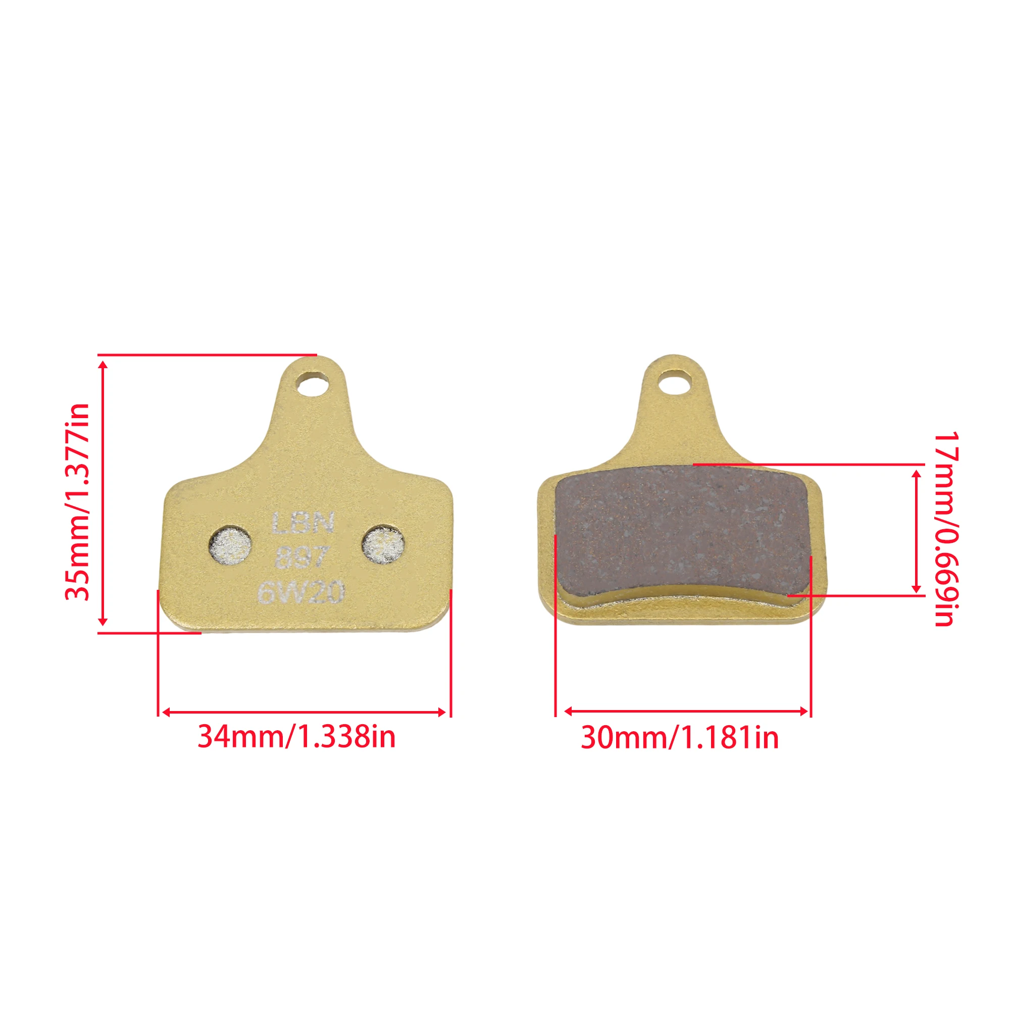 For SurRon Hyper Bee Motorcycle Universal Brake Pads Brake Shoe Combination Electric Dirt Bike Motocross Modified Accessories