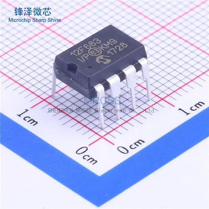 MCU 8-bit PIC12 PIC RISC 3.5KB Flash 5V 8-Pin PDIP Tube PIC12F683-I/P