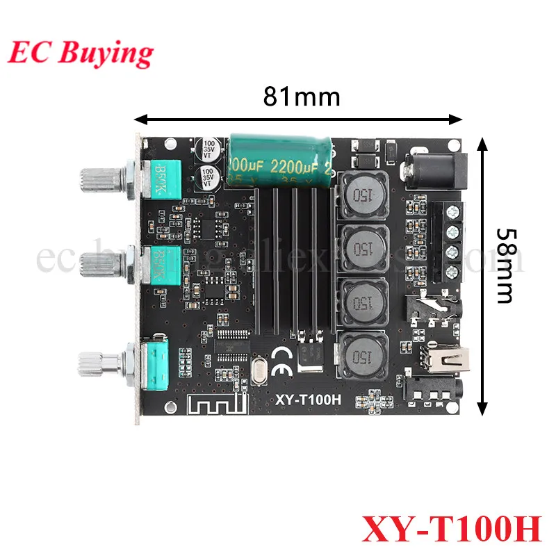 XY-T100H 100W + 100W TPA3116D2 T30L 30W + 30W T15H 15W + 15W Bluetooth 5,0 Power Audio Verstärker Bord Heimkino Stereo – Detail 12