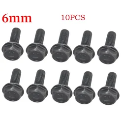 10pcs Saw Blade Screw M8 M7 M6 Left Hand Thread Hex Flange  Nut Bolt Sets For Cutting Machine Fasteners Power Tool Accessories