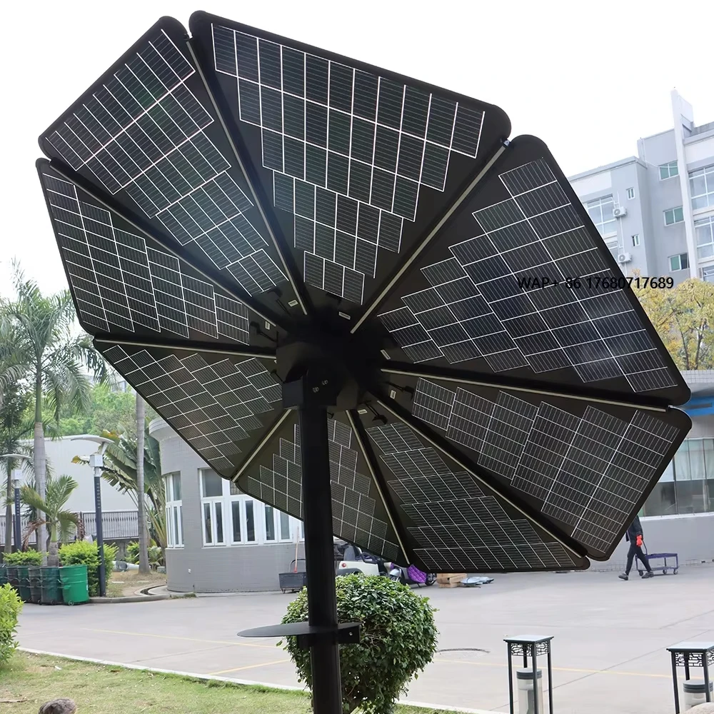 

Fast Delivery New Design Off/on Grid 1kw 5kw 10kw Solar Flower Solar Power System Station Full Set for Home