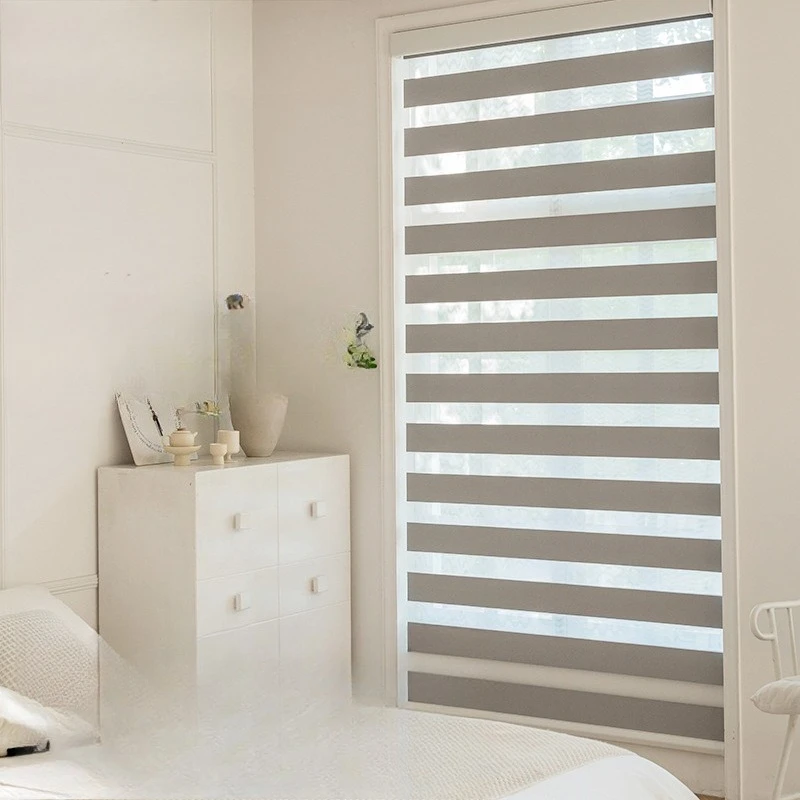 

High blackout, zebra curtain, no drawstring, soft yarn, new, home, bedroom, living room