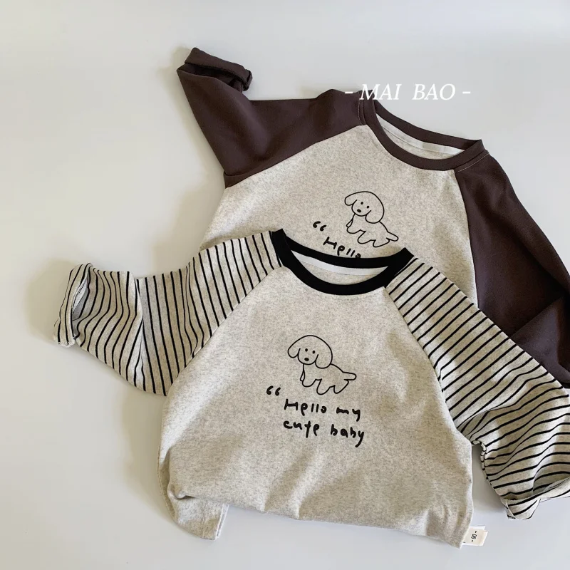 

Fashion Children's Long-sleeved T-Shirt 2025 New Autumn Baby Kids Cartoon Pattern Bottoming Shirts Tops for Girls Boys Clothing