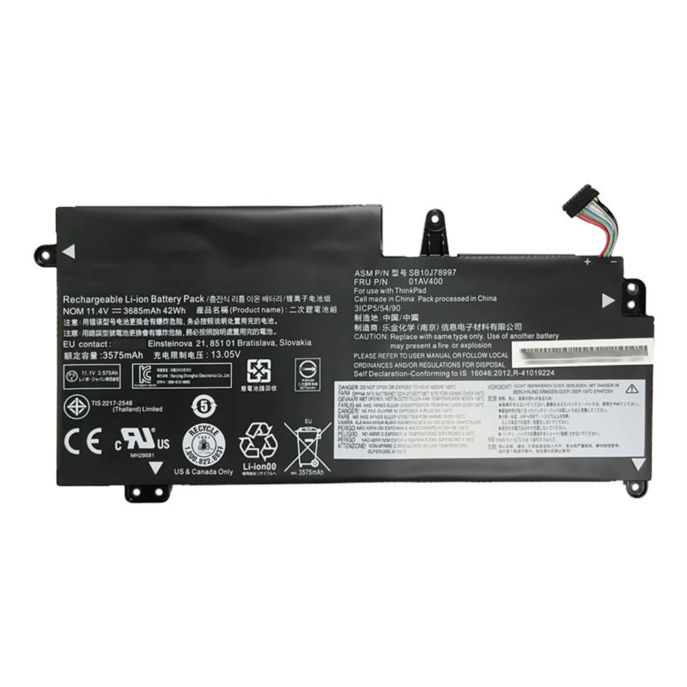 01AV400 01AV401 11.4V 42Wh Laptop Battery For Lenovo ThinkPad 13 1ST GEN 20GJ 20GL0000US 20GKS01100 NEW S2 2018 S2-20GKS06300