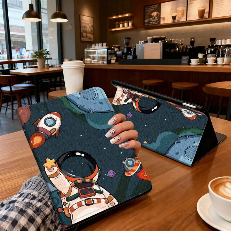 Luxury Fun Astronaut Soft For Xiaomi Redmi Mi Pad 8 7 6 5 4 2 SE K Pro Max Ultra Inch Tablet Case