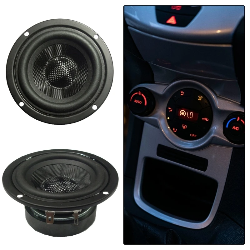 Bass Kuat 4.5 inci 4OHM 30W Speaker Hifi Subwoofer Kerucut Fiberglass Tahan Air