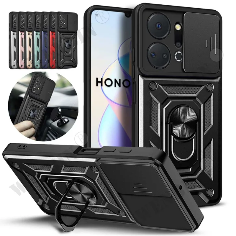 

Slide Camera Lens Case For Huawei Nova 10 Pro P40 P30 Lite Honor 70 50 X8A X7A Bumpers Armor Cover