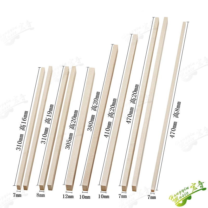 HUATOOL-Acoustic Guitar Beam Material Sittica Spruce Sound Beam Frame Wood Phase Wood Support Wood