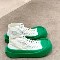 Thick Hee Cross Tied Canval Casual Shoes Sexy Round Toe Mixed Colors New Arrivals Fashion Women Casual Sports Shoes