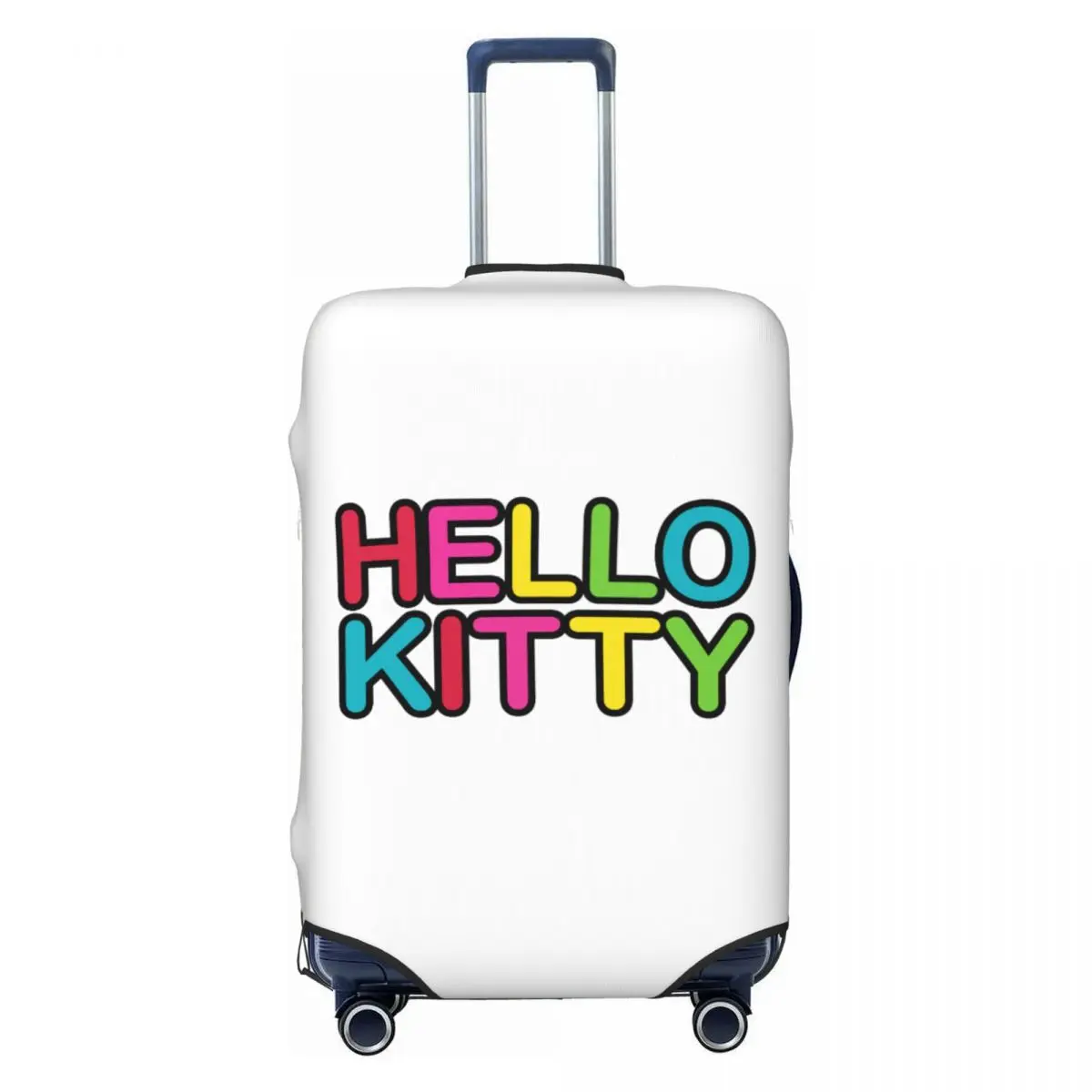 Capa de Bagagem Personalizada para Mala De Viagem, Capas De Proteção, Elástico, Sanrio, Olá Kitty, 18 "a 32"