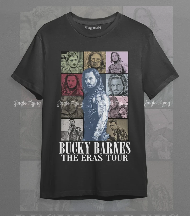 Sebastian Stan Bucky Barnes The Eras Tour Unisex Softstyle T-Shirt