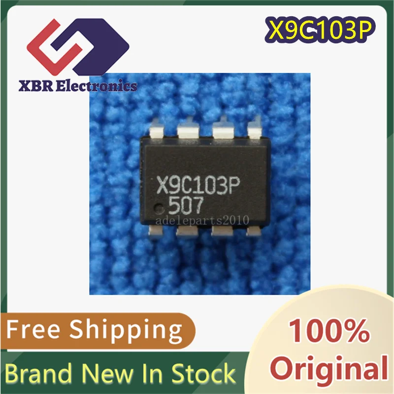 

(3/30 pieces) X9C103P X9C103 Digital Potentiometer Through-Hole DIP8 Brand New Genuine Authentic In Stock Free Shipping