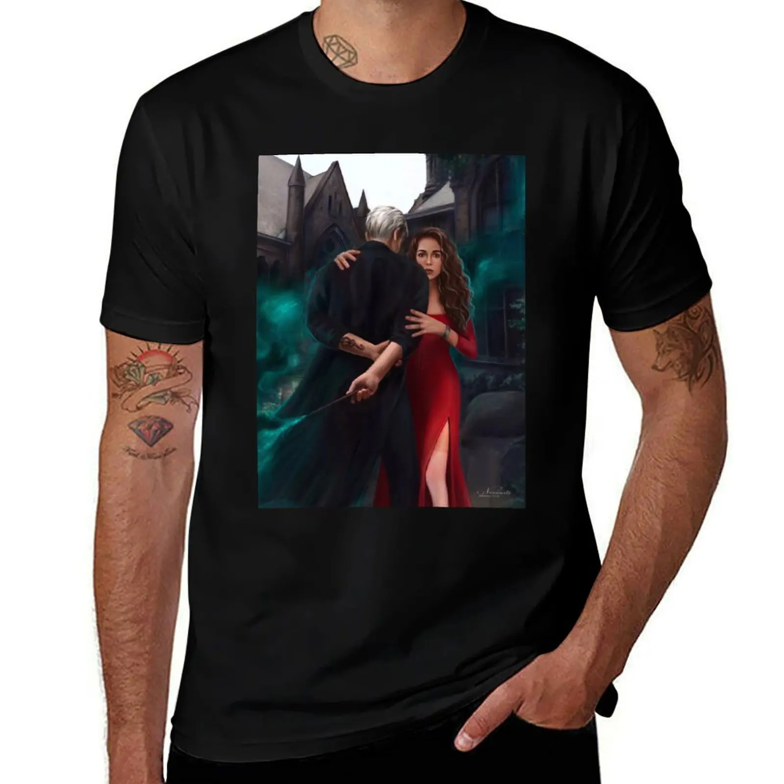 

manacled dramione T-Shirt t shirts for man graphic tees t shirts for man pack white