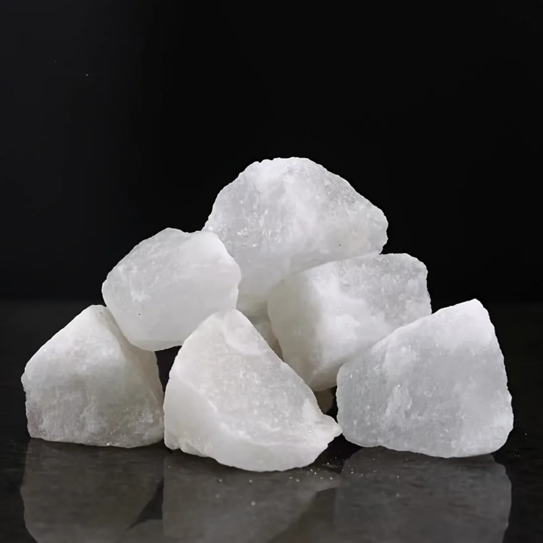 Himalayan white salt, white salt lamp mineral crystal salt stone, sea salt purifying and demagnetizing feng shui ornaments