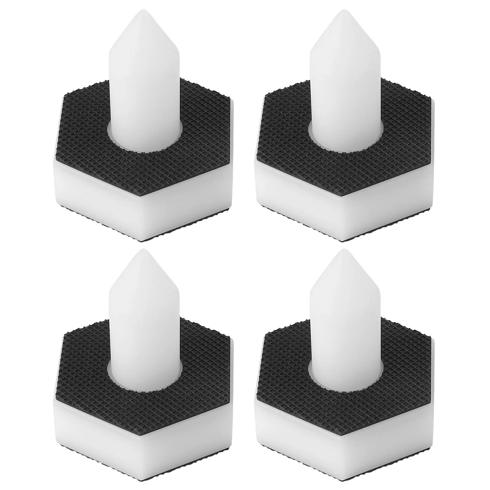 4Pc/Set Workpiece Supports for Woodworking. Non-slip Workpiece Stopper with Paint Tips, For 20mm Hole Bench Dog Pucks