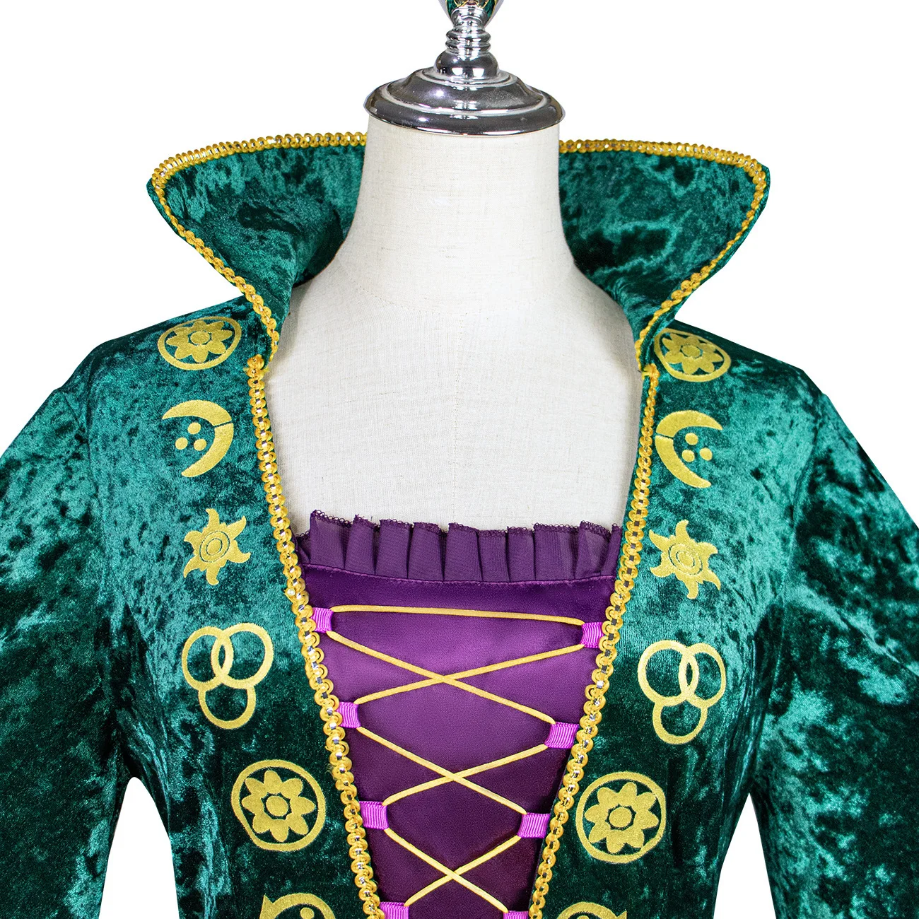 Medieval Long Dr Witch Cosplay Costume Wilhelmina Stage Performance loween Women's Traditional Ethnic Faionable Gown