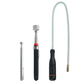 Telescopic Magnetic Magnet Pen Pickup Tool Extendable Pen Style Pickup Rod for Car Repairing Machinery Maintenance  Car Tools