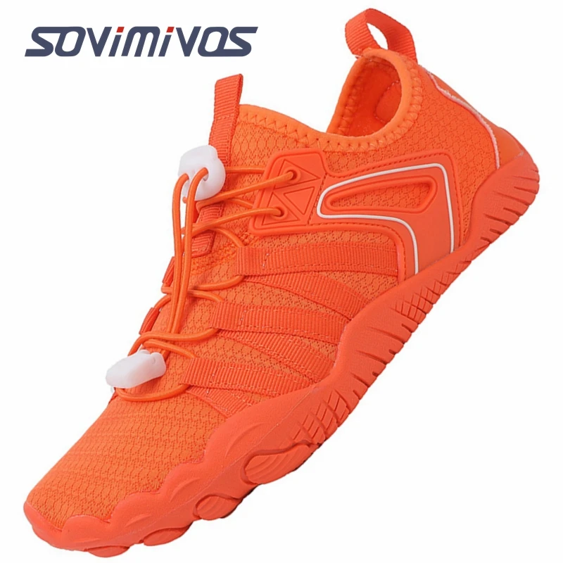 

SOVIMIVOS Athletic Hiking Water Shoes Womens Mens Quick Dry Barefoot Beach Walking Kayaking Surfing Training Shoes