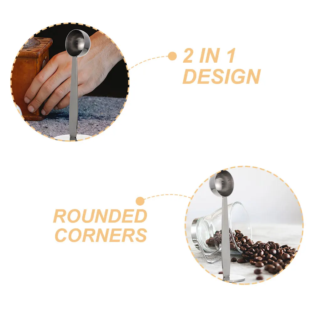 

3 Pcs Coffee Tamper Stainless Steel Hammer Bean Pressing Tools Dual Use Measuring For Coffee Shop Home Easy