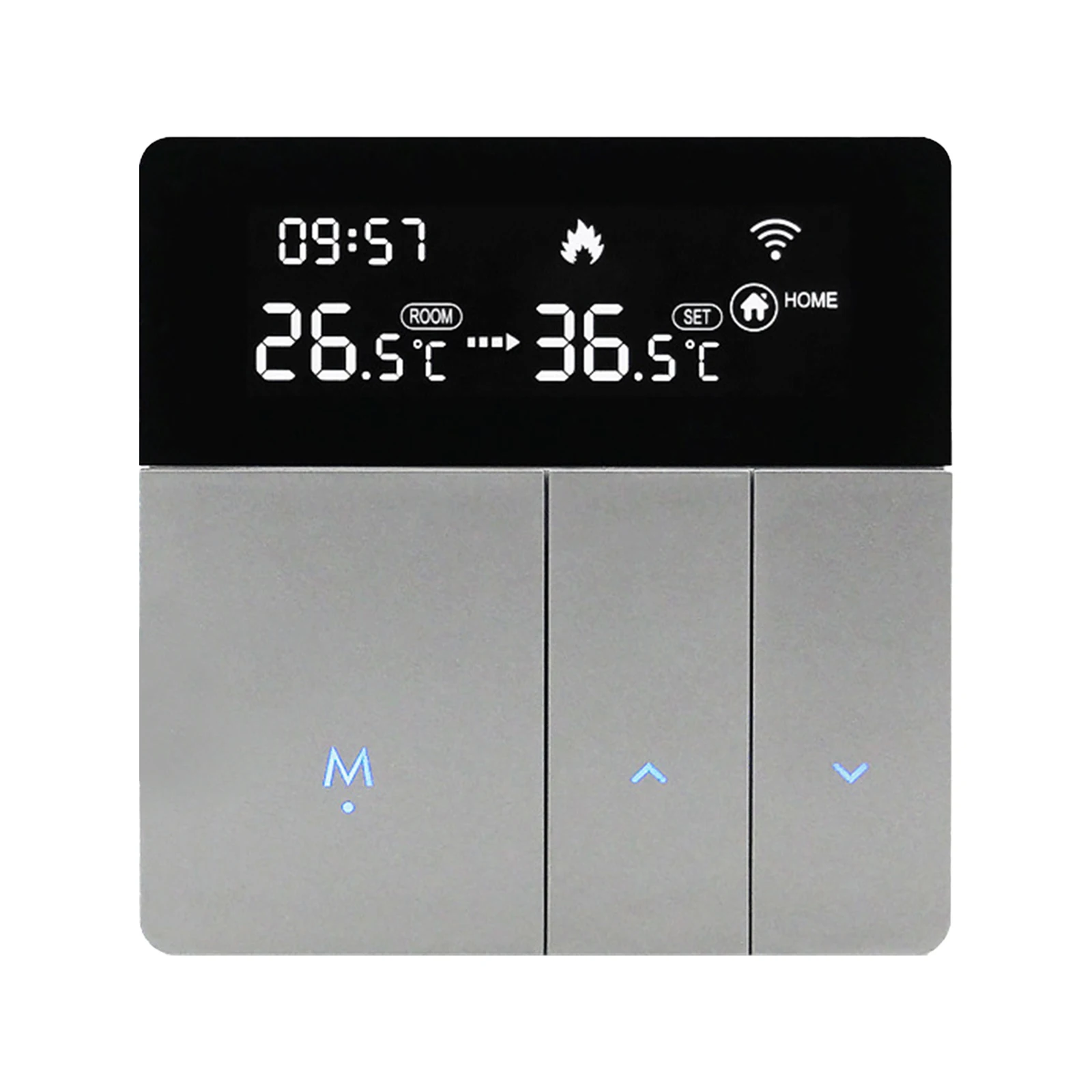 WIFI Smart Thermostat with LCD Display Smart Heating Radiator Thermostat APP & Voice Control Indoor Constant Temperature Control