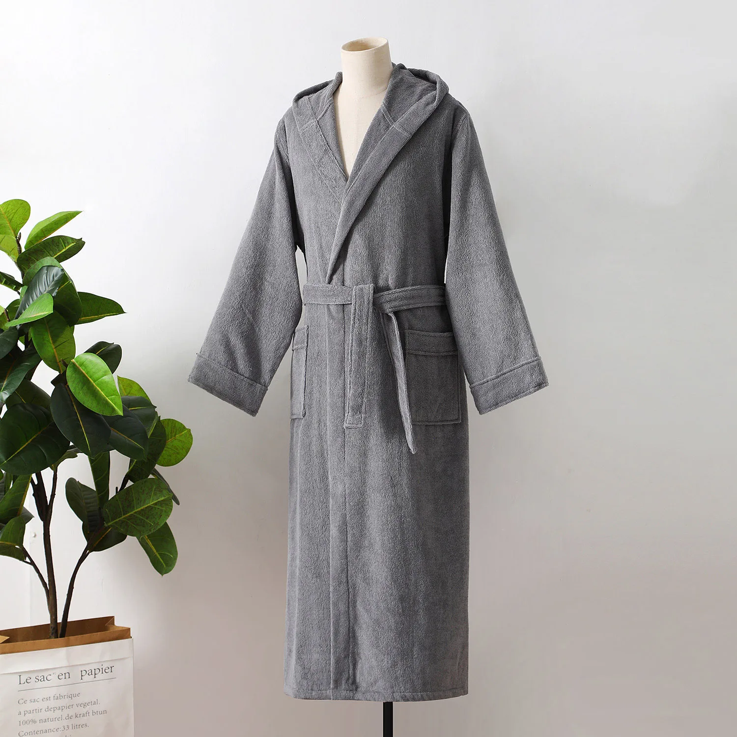 Autumn Winter Warm Male Sleepwear Big Size Flannel Men Robe Nightwear Thick Long Bathrobe Nightgown Loungewear Casual Home Wear