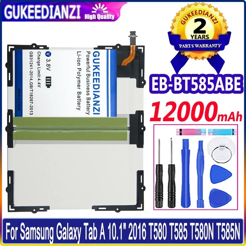 EB-BT585ABE 12000mAh Tablet Battery For Samsung Galaxy Tablet Tab A 10.1 2016 T580 SM-T585C T585 T580N Portable Battery