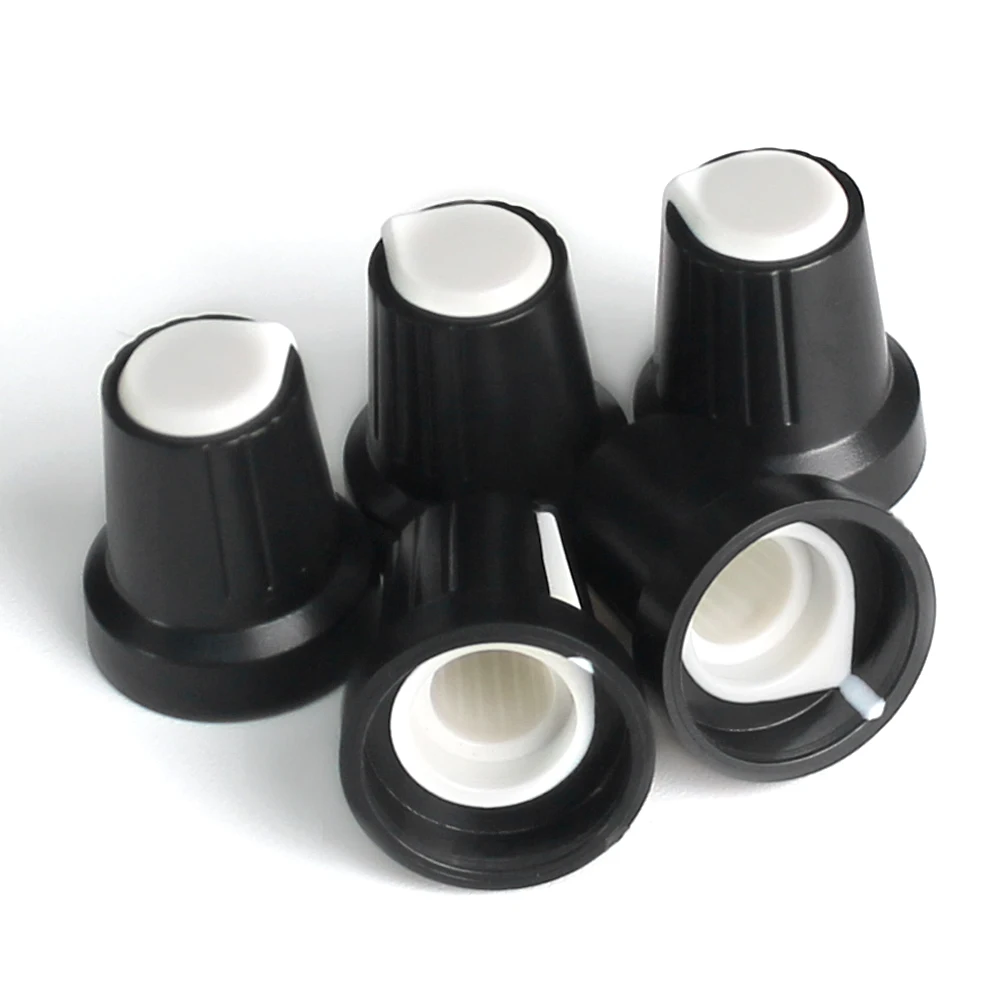 10 шт. WH148 AG2 крышка переключателя потенциометра 15 х17 мм белые пластиковые ручки набор ручек сливы