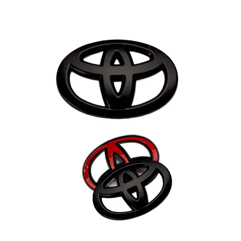 ABS For Toyota Coorolla Camry reiz RAV4 Crown Avalon CHR steering wheel logo airbag car logo sticker label modified accessories