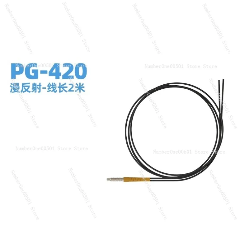 FRS-310 High Temp 105C Fiber Sensor M3 M4 M6 Right Angle Diffuse Retroreflective PG320 PG420 PG620 Diffuse Reflective 2m