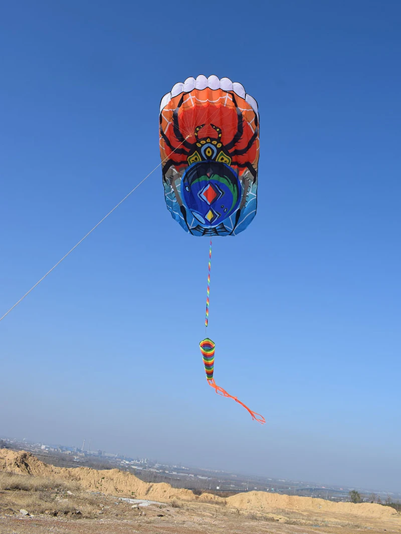 gratis verzending zachte vliegeren voor volwassenen opblaasbare vliegers windzakken kite parachute professionele kite fabriek hanger kite vliegen