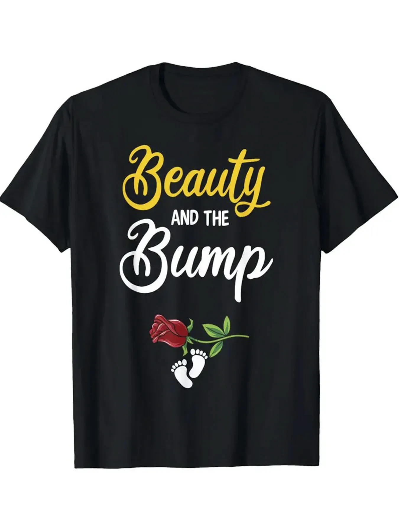 

[Cotton T-shirt] 100% Cotton Round Neck Short Sleeve T-shirt | Casual Knitted Fabric Male and Female Pregnant Shirt