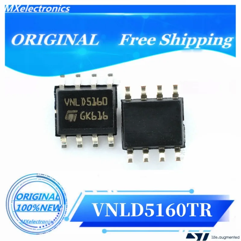 

Free Shipping 5PCS~50PCS/LOT VNLD5160TR-E VNLD5160 SOP-8 Power Switch IC NEW100%