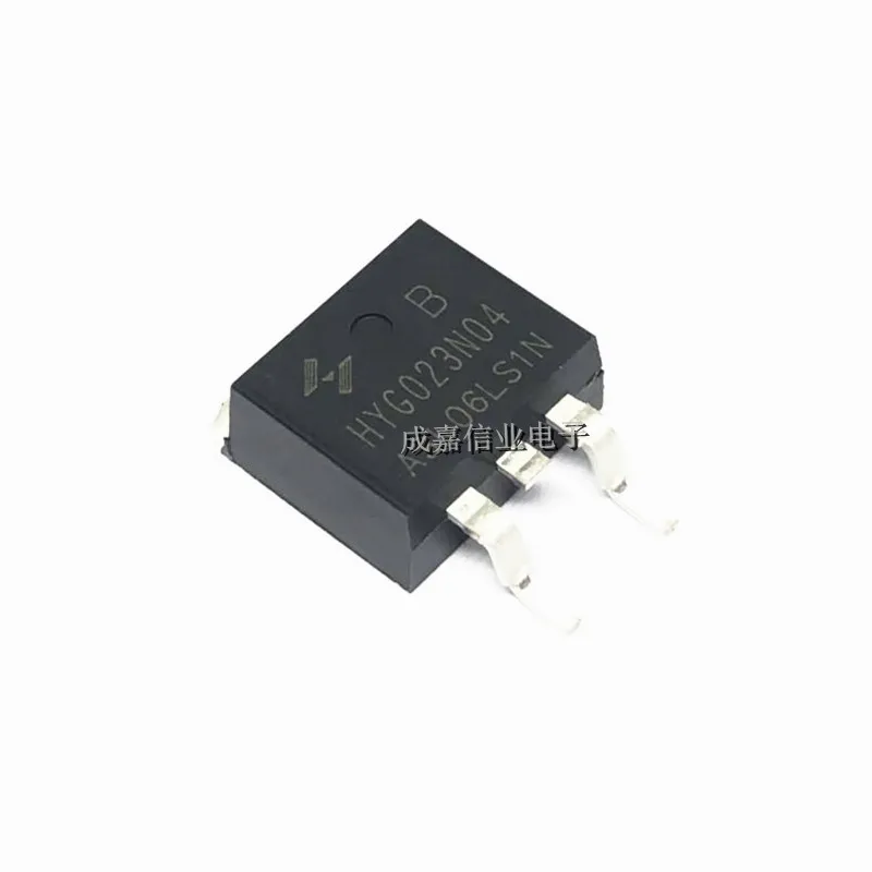 N 채널 향상 모드 MOSFET, HYG023N04LS1B TO-263-2 마킹, HYG023N04, 40V 170A, 정품 제품, 10 개/몫