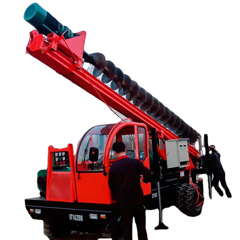 YG China Rotary Pile Driver Machine Manufacturer Hydraulic Pile Driver Vibro Hammer Solar Pile Driver Machinery Sale for Croatia