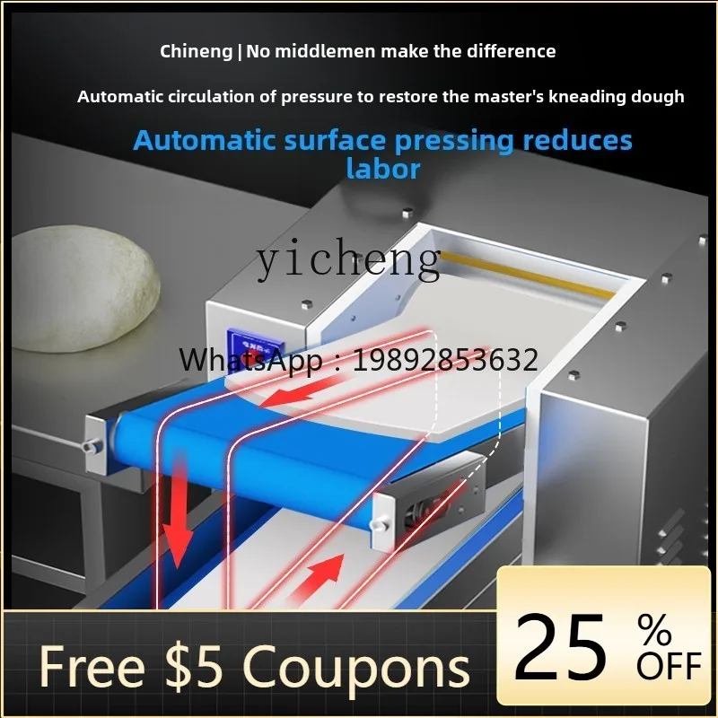 

P24 Коммерческая электрическая машина для приготовления лапши и теста, универсальная автоматическая машина для лепки пельменей