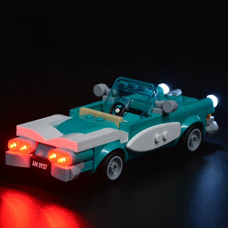 Kein Modell LED-Licht-Kit für 40448 Vintage Cabrio Oldtimer