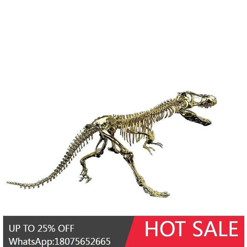 SGF Light Luxury Metal Small Ornaments Skeleton Specimen Decoration Artwork