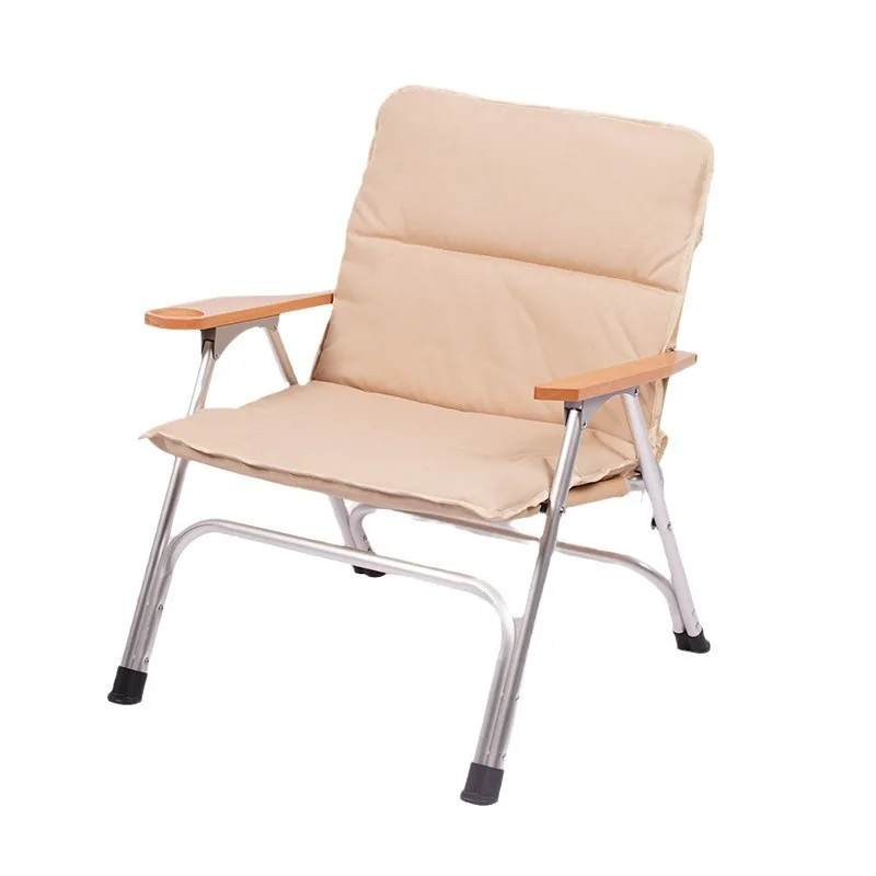 

Lazy Outdoor camping folding Aluminum alloy cushion Portable
