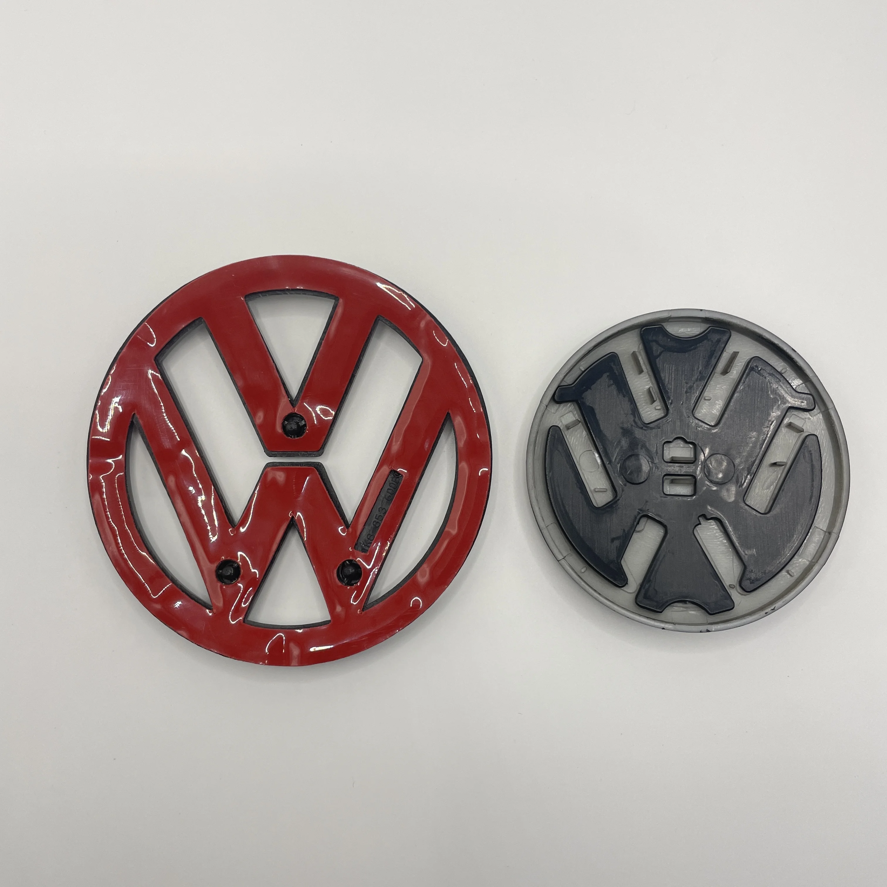 Per Scirocco 2008-2014 o Scirocco 2015-2017 110mm griglia anteriore logo emblema + 90mm coperchio bagagliaio posteriore per logo